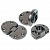 ДМ SHX-0281 Петля для стола 180 град.  Ni ( S 01-084 ) 180 град																