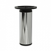  Опора для мебели d50 хром h100, регулировка фланец и пятка